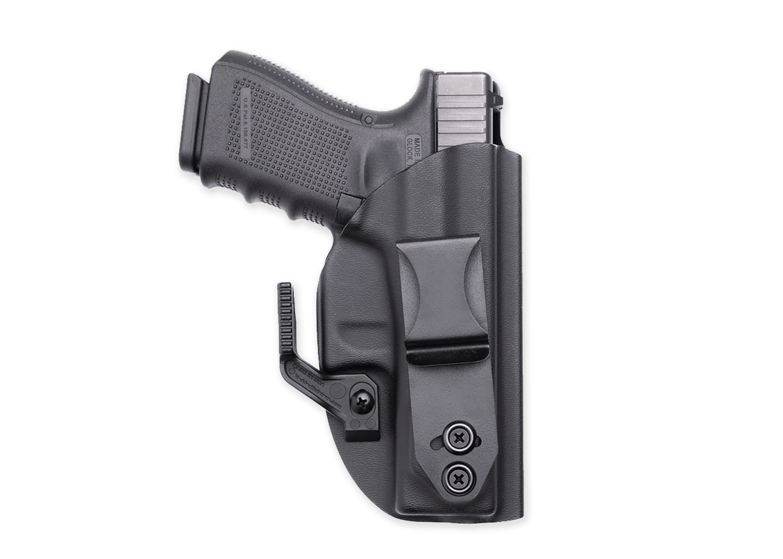 Kydex Holster Fits:Glock 19/23/32 w/Streamlight TLR7 Right-handed IWB 