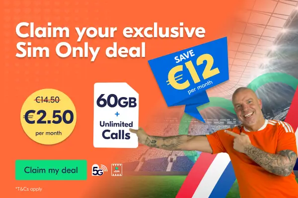Lycamobile NL unlimited bundle banner